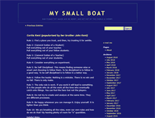 Tablet Screenshot of mysmallboat.info